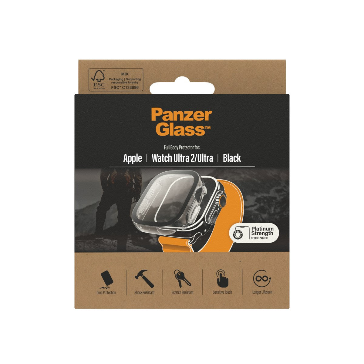 PanzerGlass® Full body Case Apple Watch Ultra 2 | Ultra 49mm | Black